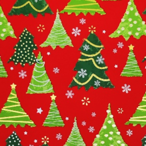 Papel F.Bob70 Manp 78977 Natal Pinheiros Vermelho***