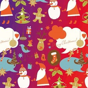 Papel Embrulho 70x100 Merry Xmas