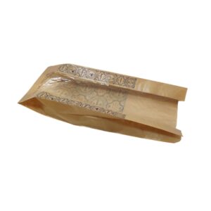 SAQUETA PAPEL CASTANHA JANELA