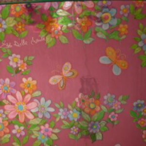 Papel F.70x100 Metalizado 1055 FloresBorboletas