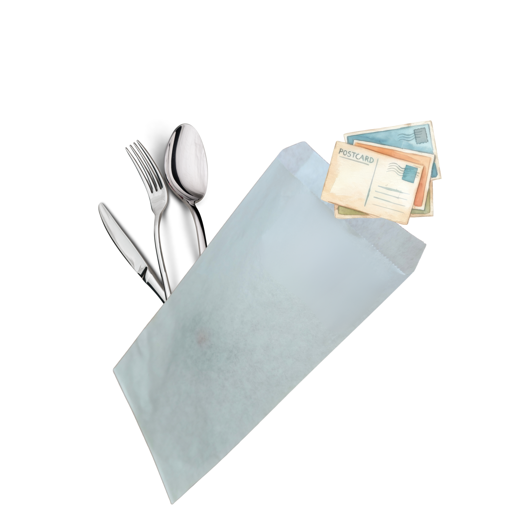 Saco Papel Branco 10x26 Talher