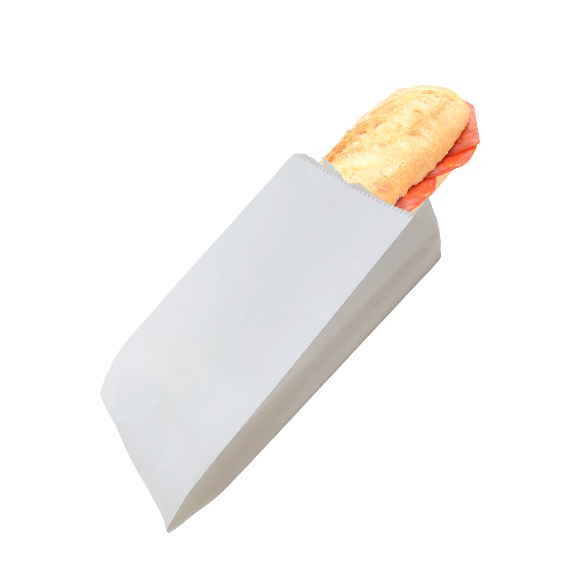 Saco Papel Branco 10x7x26