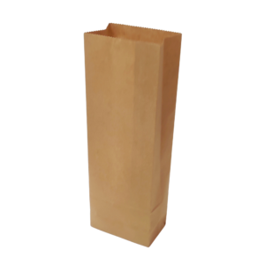 Saco Papel Fundo Quadrado kraft 8x5x24