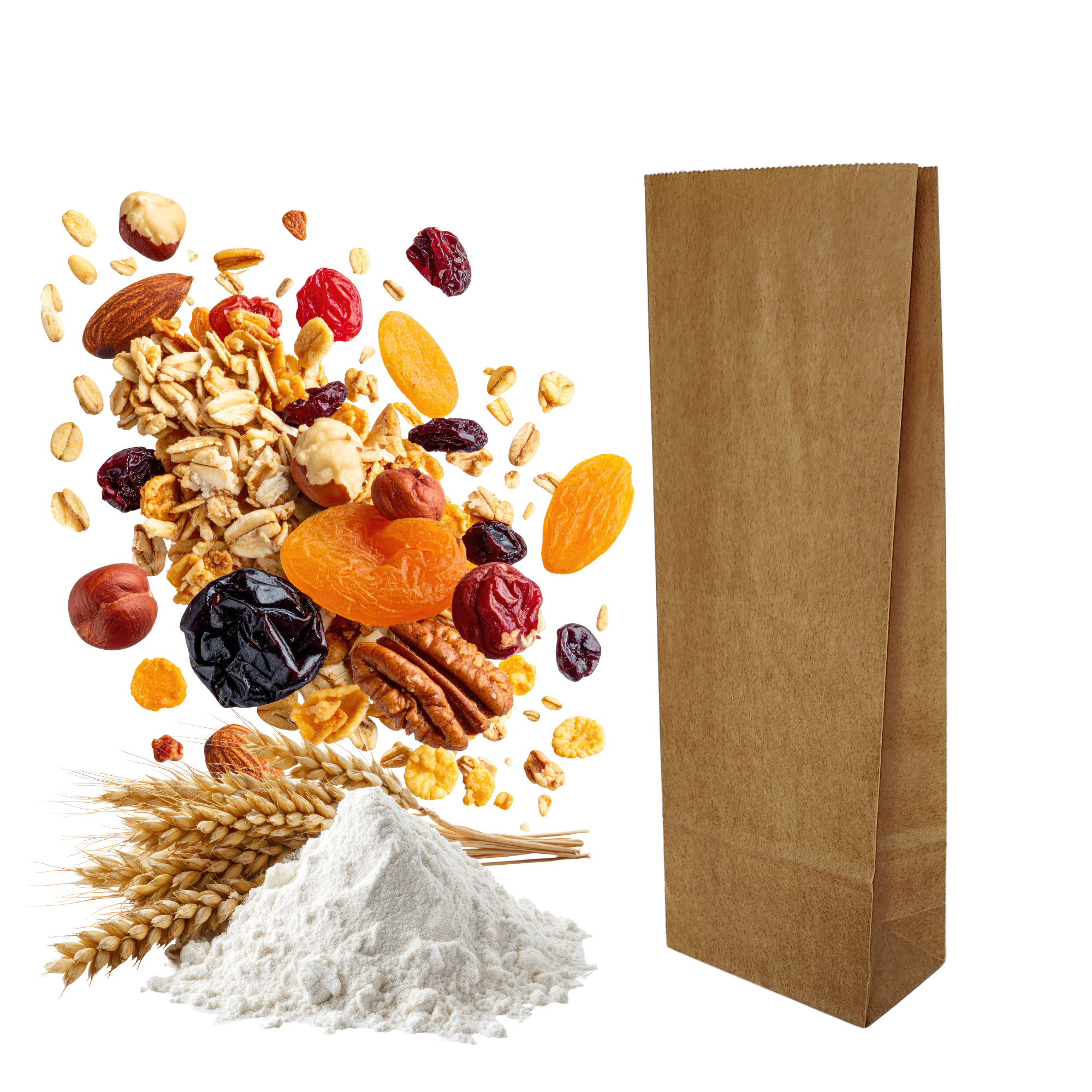 Saco Papel Kraft Fundo Quadrado 10x6x28