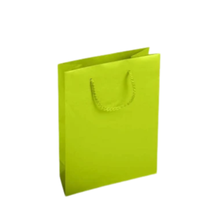 Saco papel cordão verde
