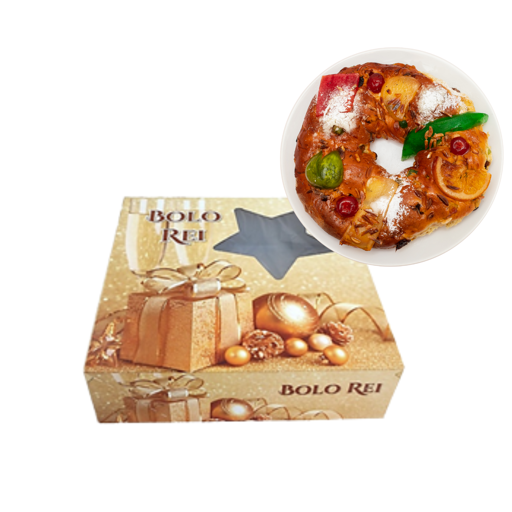 Caixa Bolo Rei Nº24