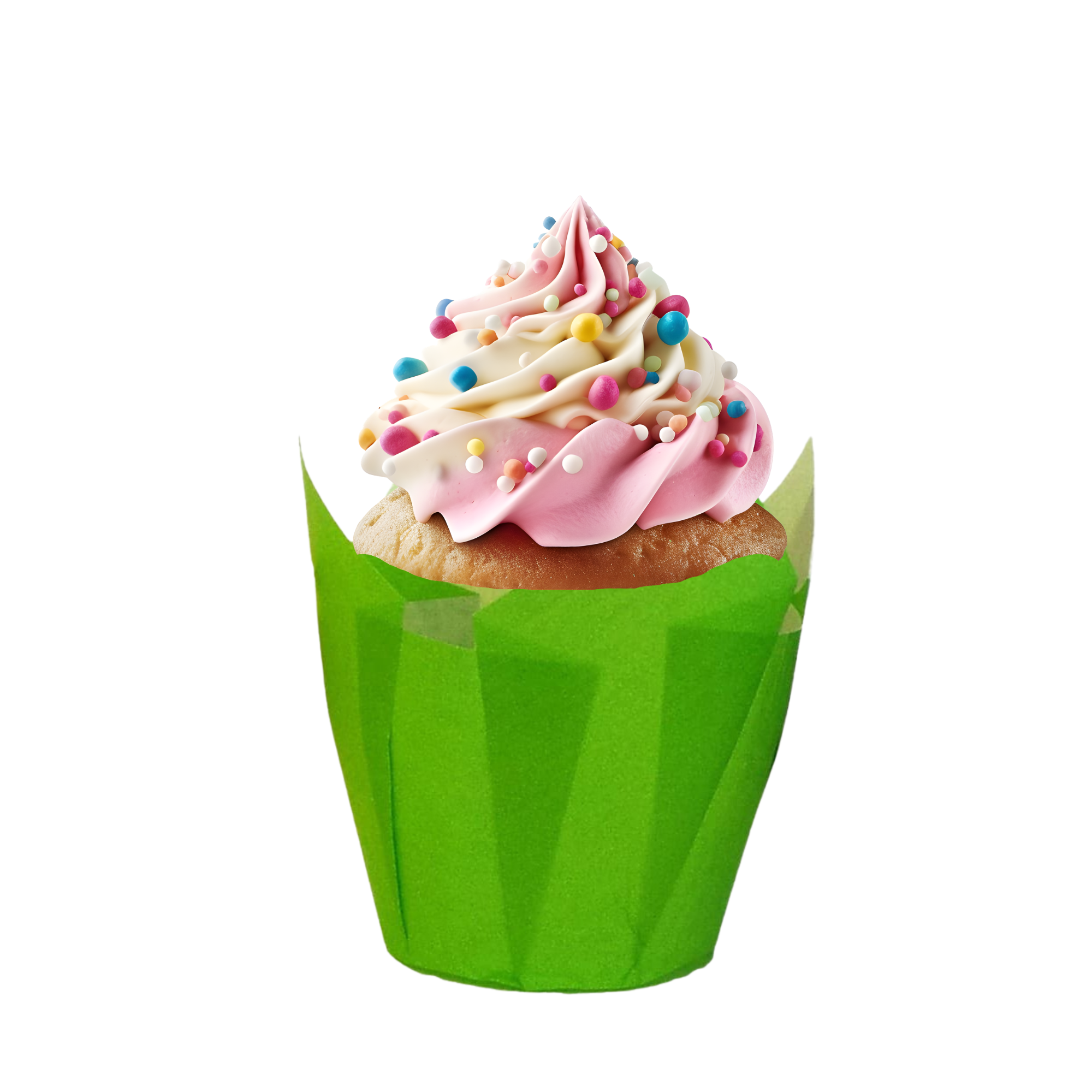 Forma de Papel Cupcake Verde