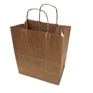 Saco Papel Alça Take Away castanho