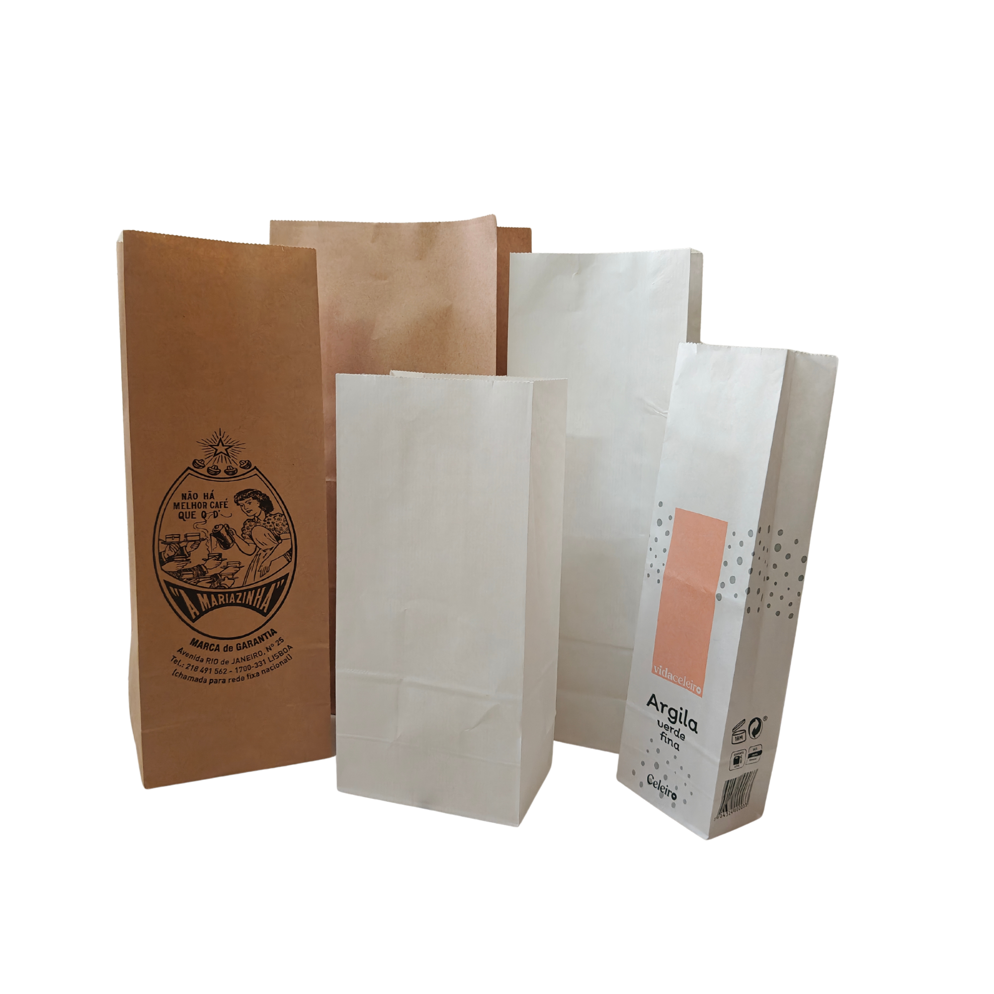 Saco Papel Fundo Quadrado Take-Away