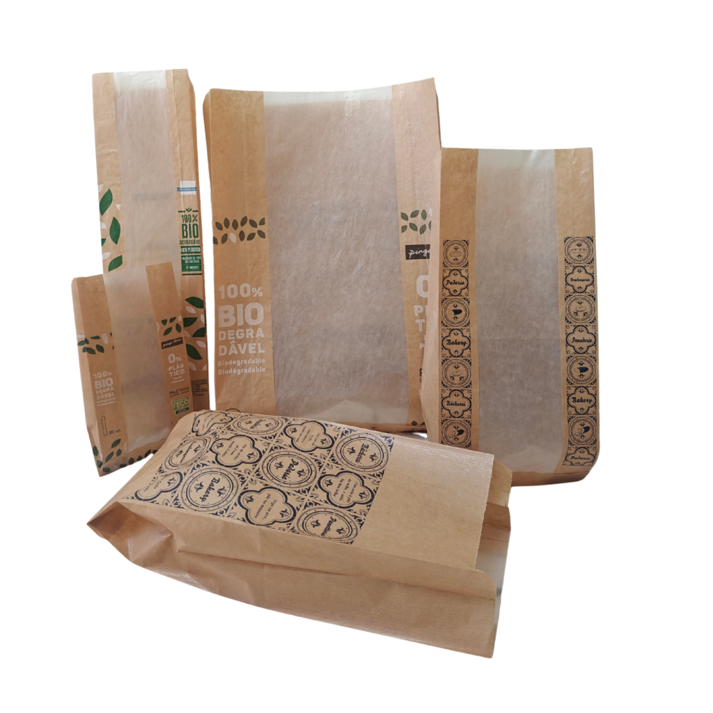 Saco Papel Kraft Janela